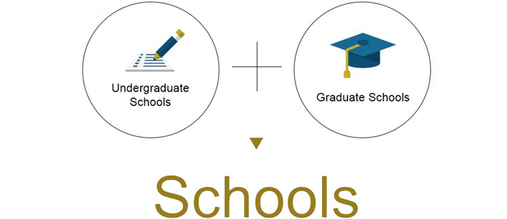 Undergraduate and graduate schools to be combined