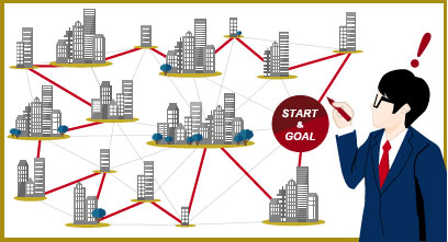 An example traveling salesman problem