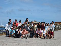 Last year's summer camp at Kozushima Island