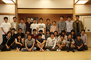 A group of members on a field trip to Aizu