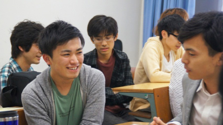 Students participating in the class