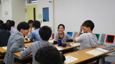 Students participating in the class