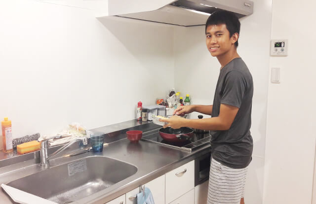 unit kitchen, Minamishinagawa House