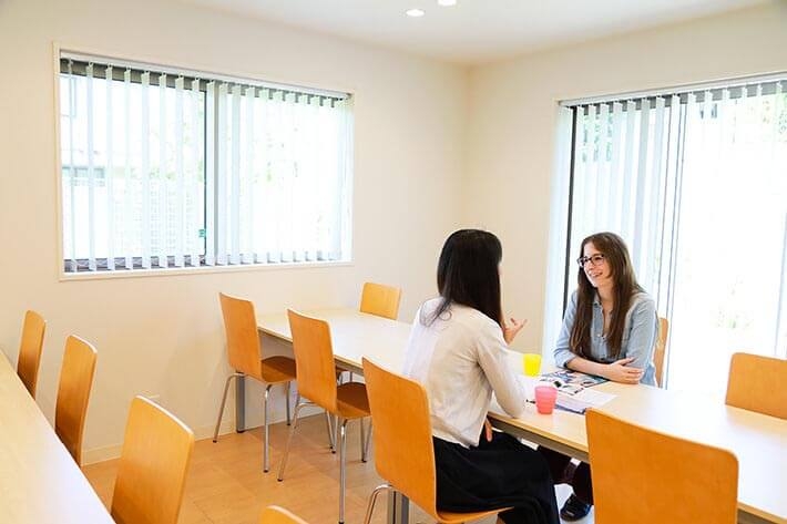 dormitory dining room, Senzokuike House