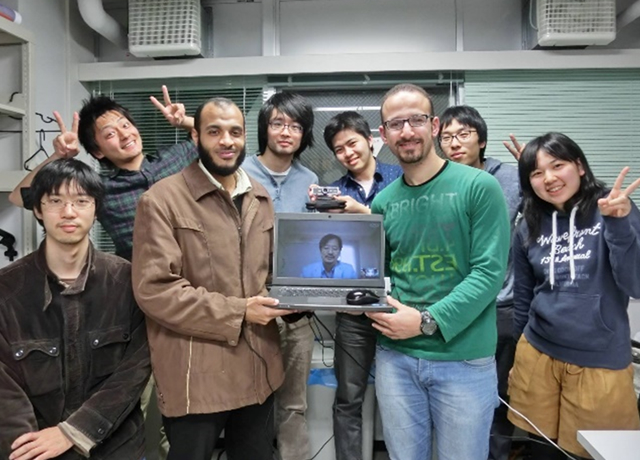 Ookawara's distance learning lecture to E-JUST students studying at Tokyo Tech