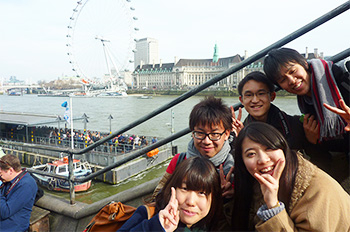Jiang in short-term European program (far left in back row)