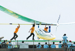Takeoff at the Japan International Birdman Rally