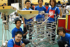 Group shot at the 2010 NHK Daigaku Robocon