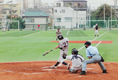 At bat