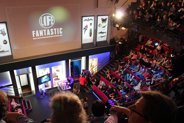 The lecture theatre at the Royal Institution Photo courtesy of the British Council