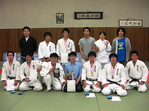 Winners of this year's National Universities Judo Competition