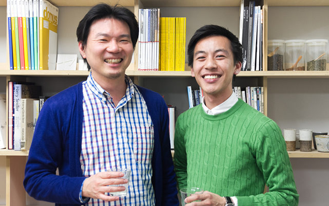 Rovi (right) with Assoc. Prof. Ryo Murata
