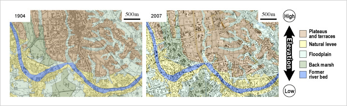 flood control topographic classification map