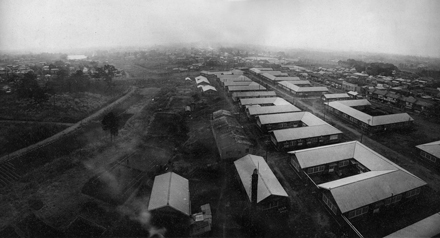 Temporary School Buildings in Ookayama circa 1928