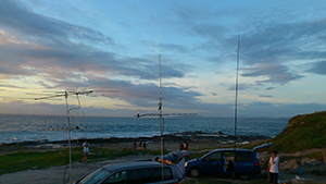 Field ham radio activity (JARL Field Day2012)