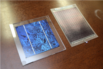 Some solar cells in Konagai Laboratory