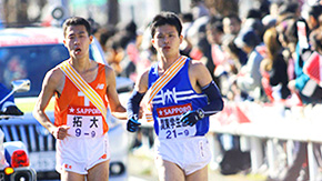 Tokyo Tech's first Hakone Ekiden runner