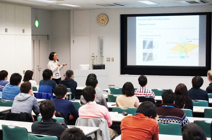 Explaining my research as postdoc to newcomers at RIKEN (2016)