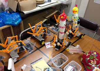 Developing prototypes and preparing kits at Tokyo Tech