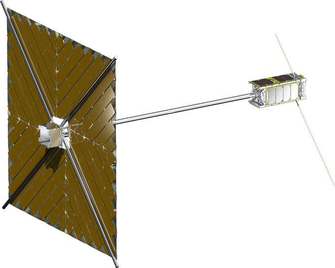 OrigamiSat-1 (courtesy of JAXA)