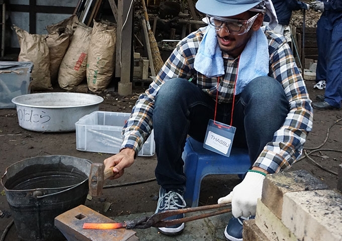 Making Paper Knives by students