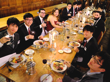 Dinner at the University of Oxford
