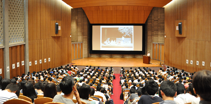 Special guest lecture at 70th Anniversary Auditorium