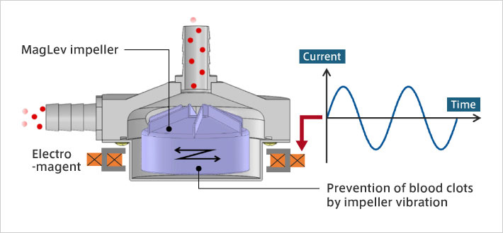 Magnetically Levitated blood pump for ECMO