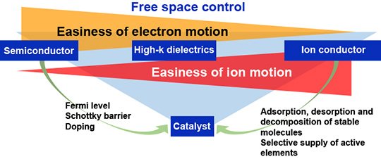 Joint development of materials from different related fields