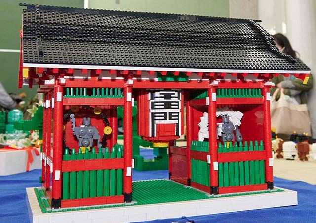 Kaminarimon Gate exhibited at "Tokyo Tech LEGO World"