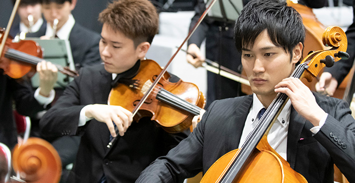 Performance at a graduation ceremony