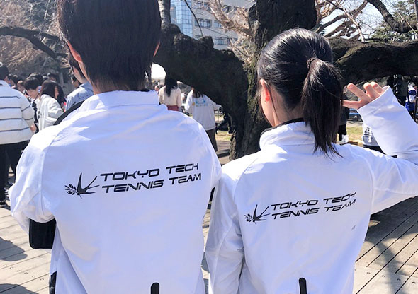 Tokyo Tech logo shirt for event welcoming new students