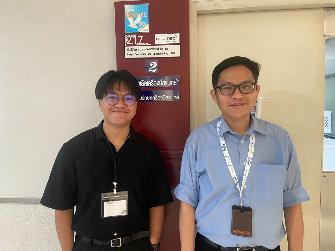 With the host researcher in NECTEC