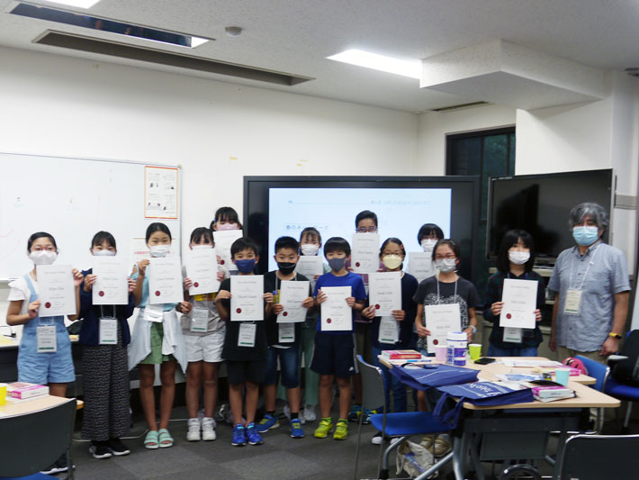 未来博士号と記念写真！