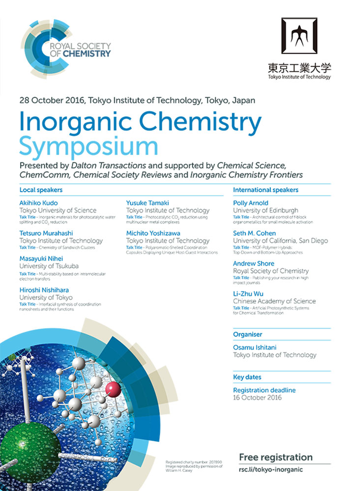 RSC Inorganic Chemistry Symposium ポスター
