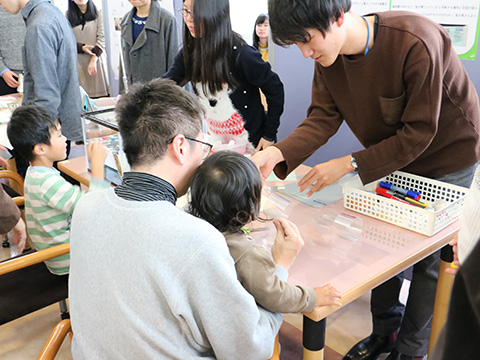 お試しタイムは、来場者も投票できます