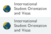 International Student Orientation and Visas