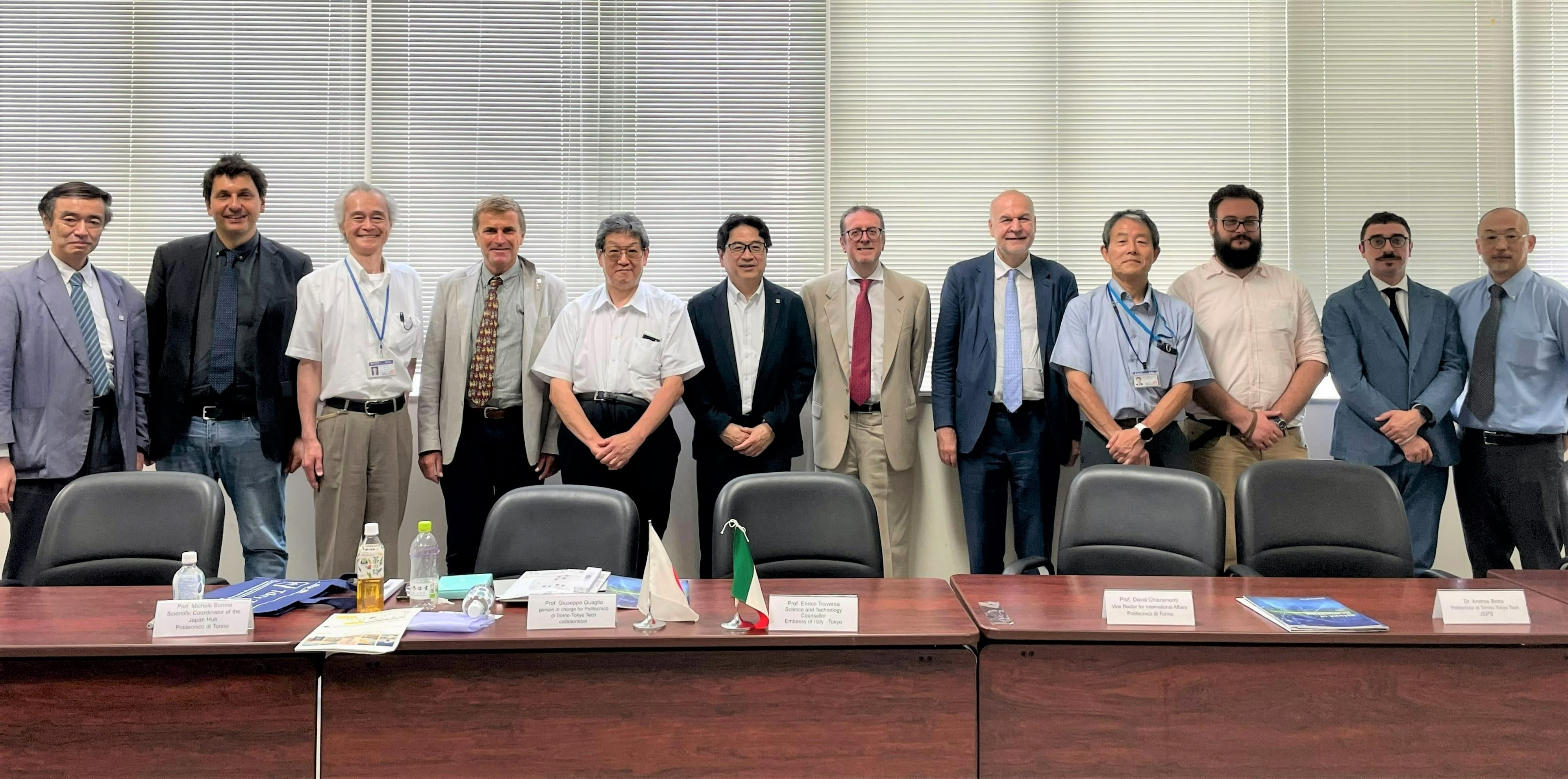 Deligation from Italy visits Tokyo Tech