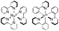 ビピリジン配位子を有するルテニウム錯体誘導体、フェニルピリジンを有するイリジウム錯体誘導体