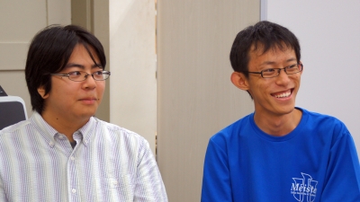 京田さん（左）、秦さん（右）