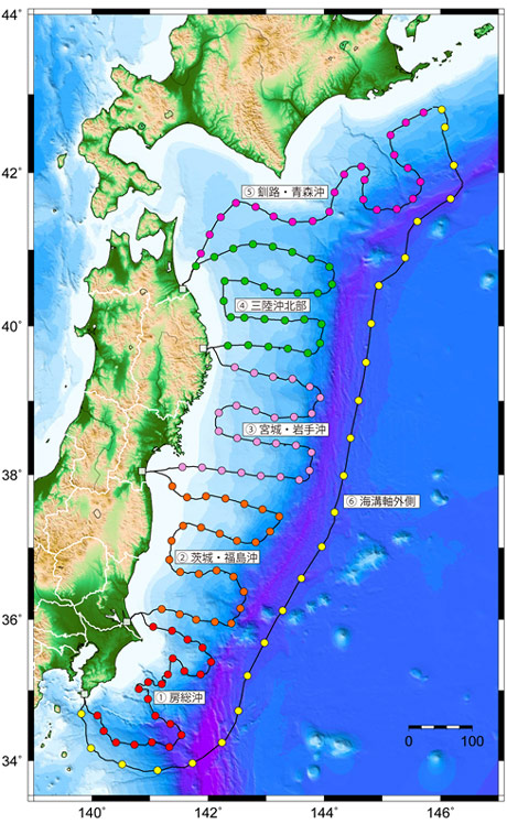 日本海溝海底地震津波観測網（S-net）