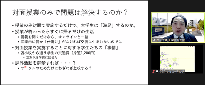 金子教授の話題提供