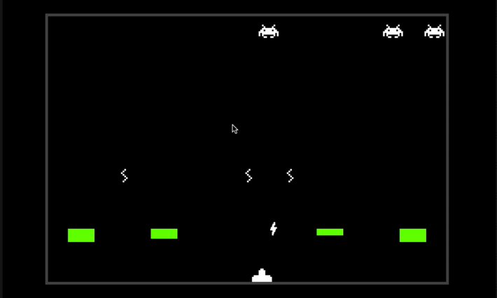 教室で制作するインベーダーゲームの基本形
