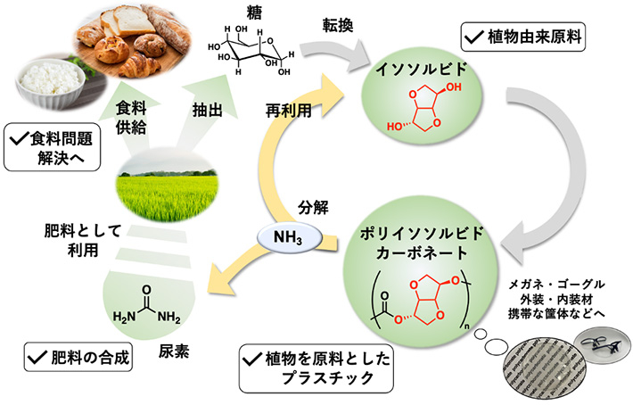 植物由来のプラスチックリサイクルシステムの概要