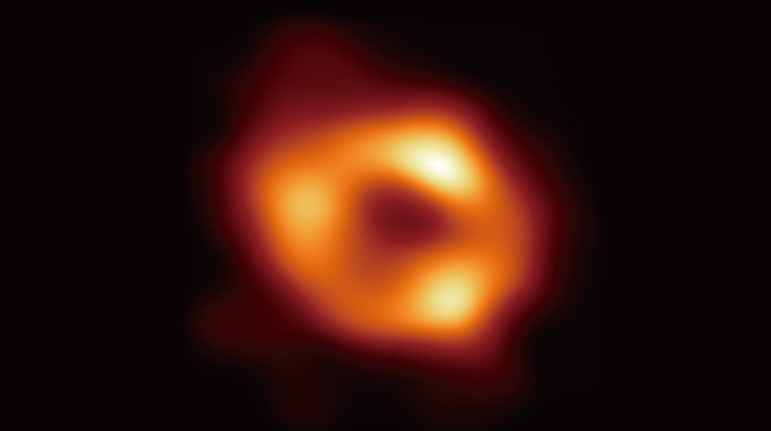 天の川銀河の中心にある巨大ブラックホール
