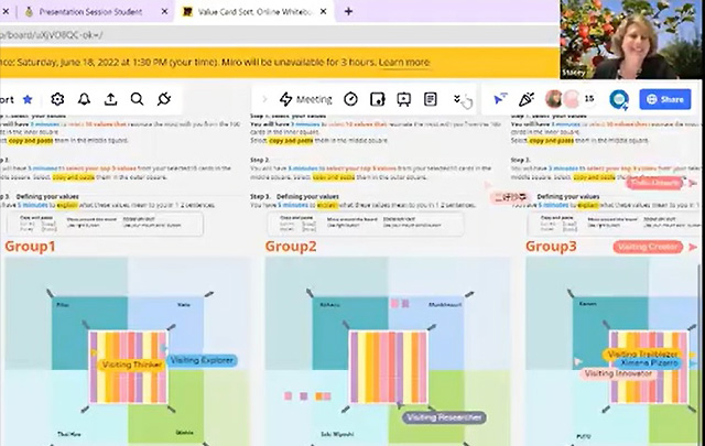 ホワイトボード「Miro」で自身の価値観を認識する