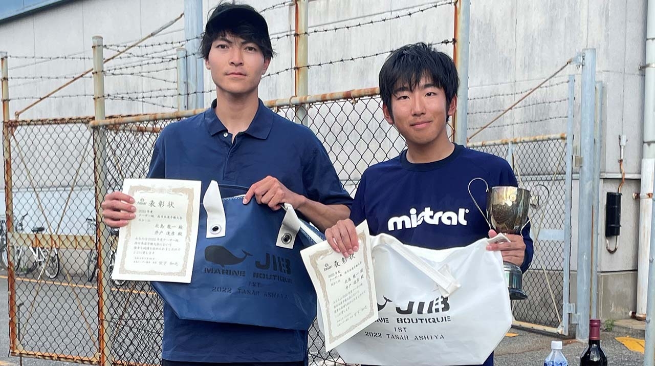 北島龍一さんがヨット・テーザー級西日本選手権で優勝