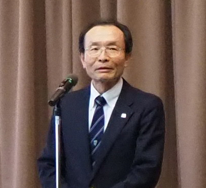祝辞を述べる渡辺OFCセンター長