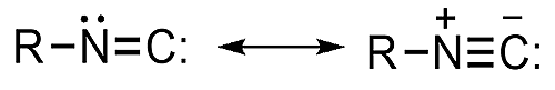 図8 イソニトリルの共鳴式