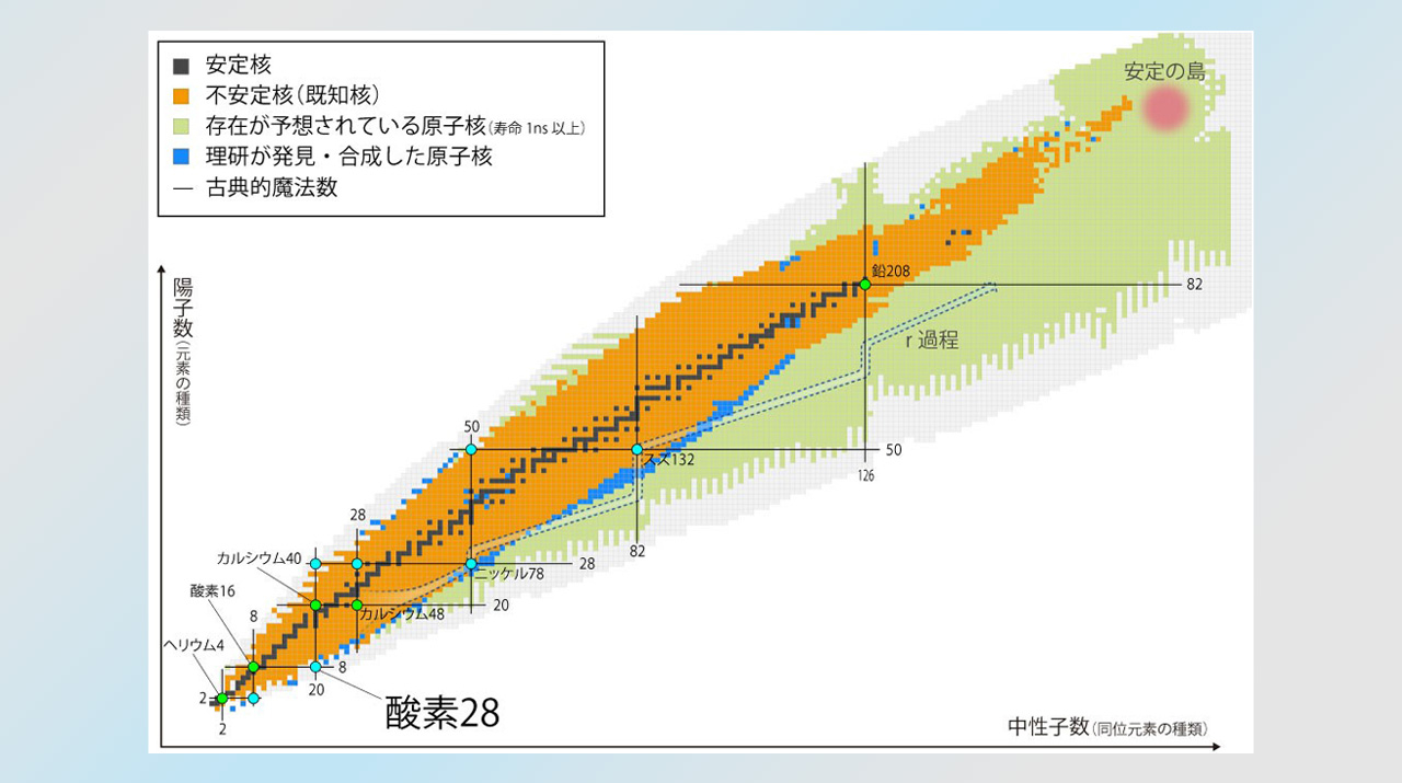 極限原子核の謎を解く要となる新たな酸素同位体の発見 最後の二重魔法